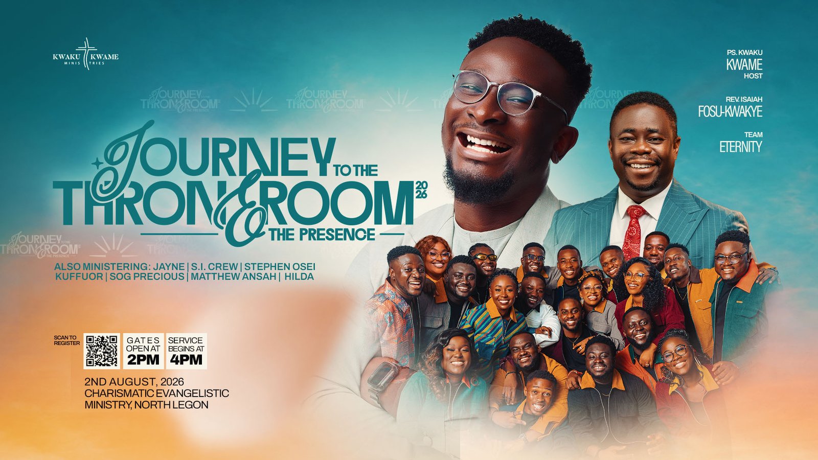 Journey To The Throne Room 2026 — 2nd August, Rehoboth Temple, Accra